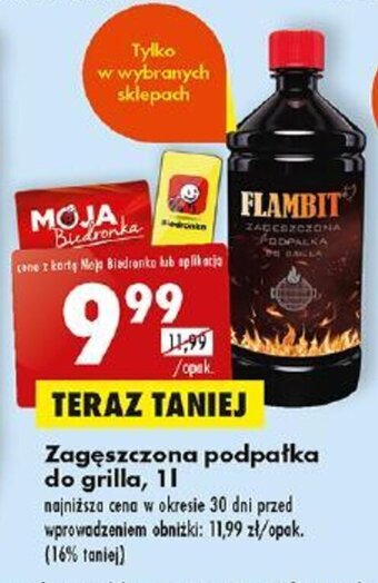 Biedronka Zagęszczona podpałka do grilla, 1 l oferta