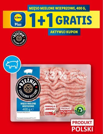 Lidl MIĘSO MIELONE WIEPRZOWE, 400 G oferta
