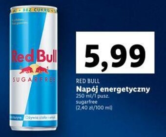 Lidl RED BULL Napój energetyczny 250 ml oferta