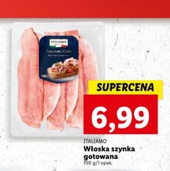 Lidl ITALIAMO Włoska szynka gotowana 100 g oferta