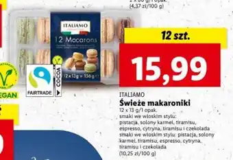 Lidl ITALIAMO Świeże makaroniki 12 szt./opak. oferta