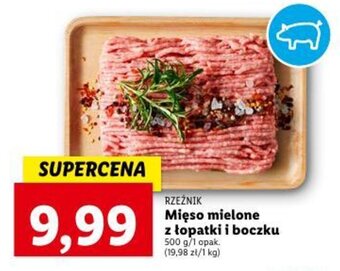Lidl Mięso mielone z łopatki i boczku 500 g oferta