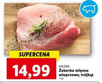 Lidl Żeberko mięsne wieprzowe, trójkąt 1 kg oferta