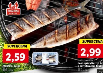 Lidl Makrela, tusza 100 g oferta