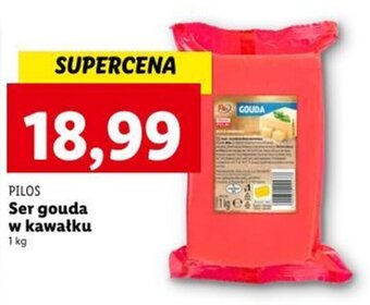 Lidl PILOS Ser gouda w kawałku 1 kg oferta