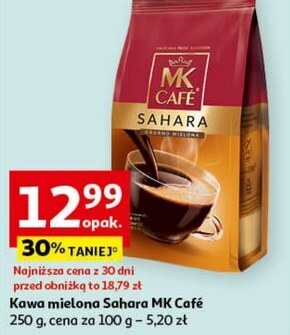 Auchan Mk café sahara kawa palona mielona 250 g oferta