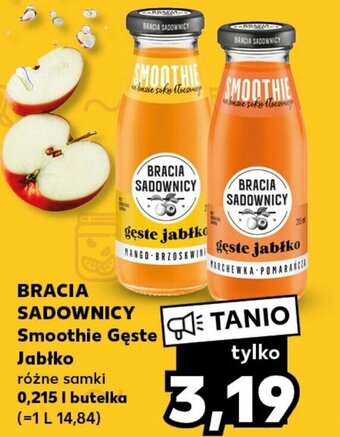 Kaufland BRACIA SADOWNICY Smoothie Gęste Jabłko 0,215 I oferta