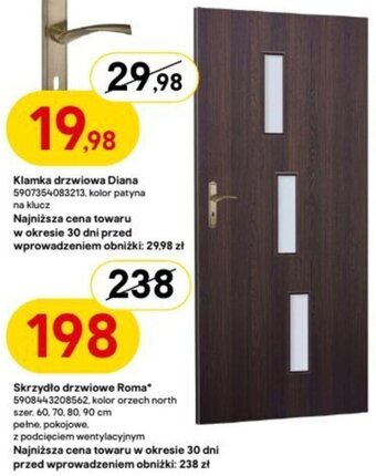 Castorama Skrzydło drzwiowe Roma oferta