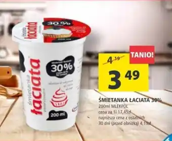 Arhelan MLEKPOL ŚMIETANKA ŁACIATA 30% 200ml oferta