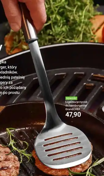 Tescoma Łopatka/przycisk do hamburgerów GrandCHEF oferta