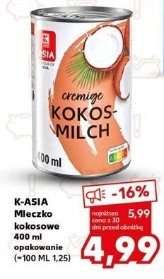 Kaufland Mleczko kokosowe oferta