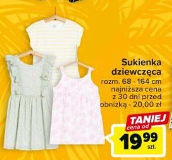 Carrefour Sukienka dziewczęca oferta