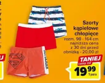 Carrefour Szorty kąpielowe chłopięce oferta