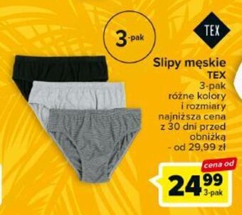 Carrefour Slipy męskie TEX 3-pak oferta