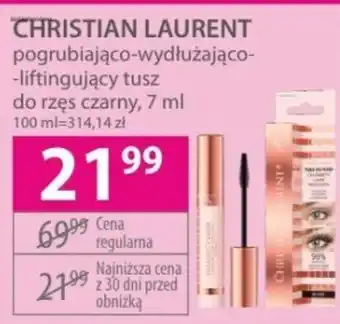 Hebe CHRISTIAN LAURENT pogrubiająco-wydłużająco-liftingujący tusz do rzęs czarny, 7 ml oferta