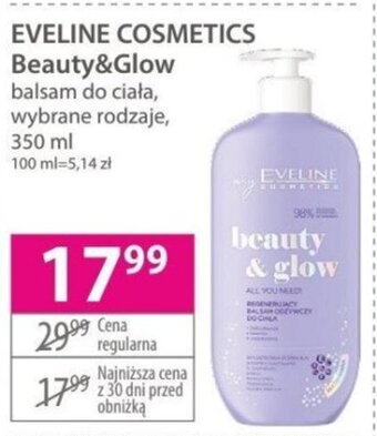 Hebe EVELINE COSMETICS Beauty&Glow balsam do ciała, 350 ml oferta