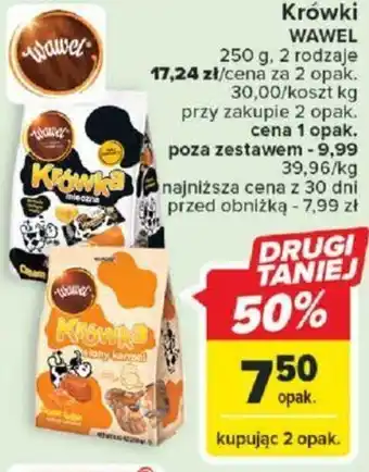 Carrefour WAWEL Krówki 250 g oferta