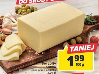 Carrefour Market Ser żółty GOUDA 100g oferta