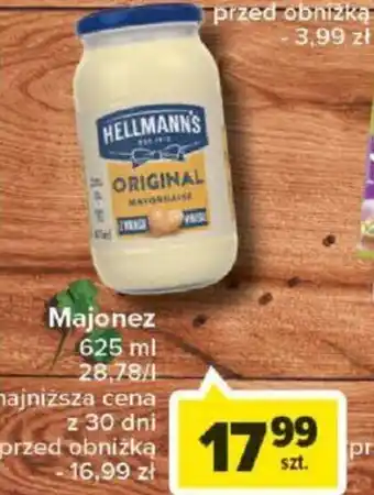 Carrefour HELLMANN'S Majonez 625 ml oferta