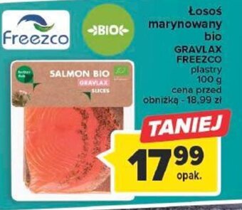 Carrefour Market Łosoś marynowany bio GRAVLAX FREEZCO plastry 100 g oferta