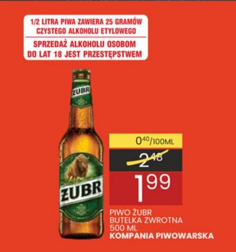 Wafelek Piwo Żubr 500ml oferta