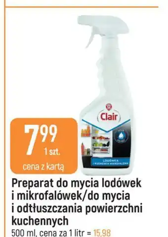 E.Leclerc Płyn do czyszczenia lodówki wiodąca marka clair oferta