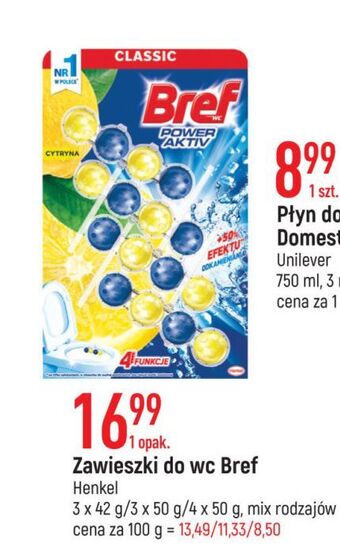 E.Leclerc Kostka do wc 4 function lemon bref power aktiv oferta