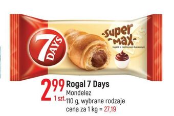 E.Leclerc Croissant z nadzieniem o smaku kakaowym 7 days oferta