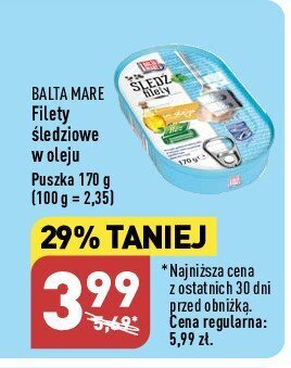 ALDI Filety śledziowe w oleju oferta