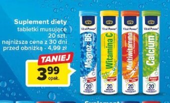 Carrefour Suplement diety tabletki musujące 20 szt. oferta