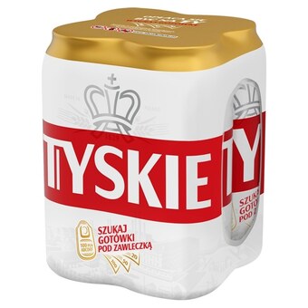 Carrefour Express Tyskie piwo jasne 2 l (4 x 0,5 l) oferta