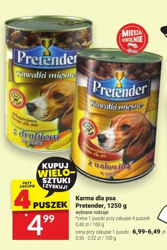Twój Market Karma dla psa pretender oferta