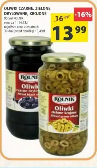 Arhelan ROLNI OLIWKI CZARNE, ZIELONE DRYLOWANE, KROJONE 950ml oferta