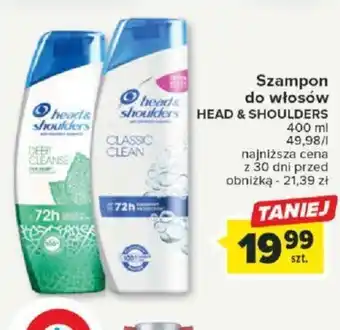 Carrefour Szampon do włosów shoulders HEAD & SHOULDERS 400ml oferta