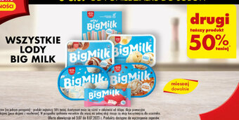 Biedronka WSZYSTKIE LODY BIG MILK oferta