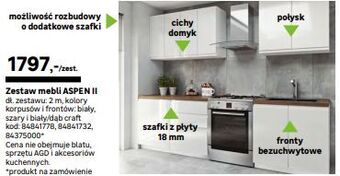 Leroy Merlin Zestaw mebli aspen ii oferta