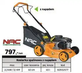 Leroy Merlin Kosiarka spalinowa z napędem 3.1km oferta