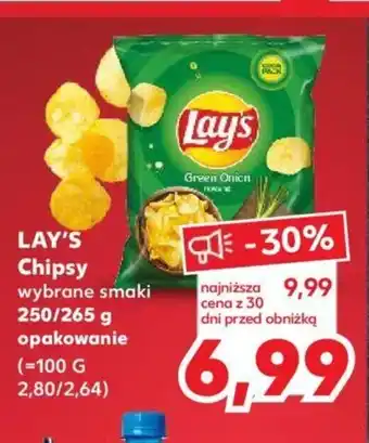 Kaufland Lay's Chipsy wybrane smaki 250/265 g oferta