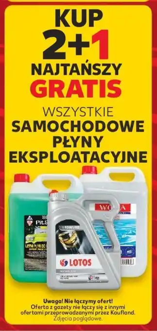 Kaufland WSZYSTKIE SAMOCHODOWE PŁYNY EKSPLOATACYJNE oferta