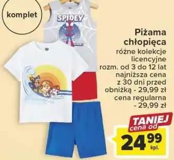 Carrefour Piżama dziecięca paw patrol oferta