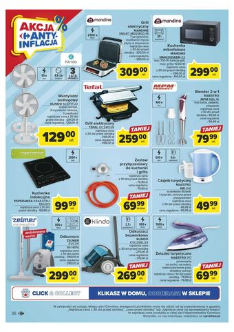 Carrefour Wentylator kcsf17-23 klindo oferta