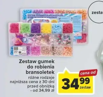 Carrefour Zestaw gumek do robienia bransoletek oferta