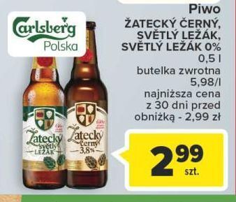 Carrefour Piwo zatecky 0% oferta