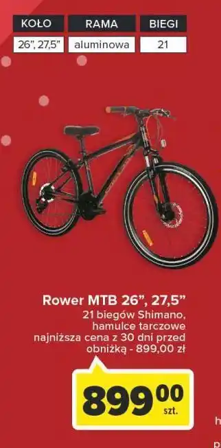 Carrefour Rower mtb 26 męski oferta