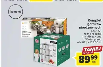 Carrefour Komplet garnków verso mg home oferta