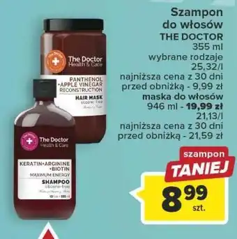 Carrefour Szampon do włosów keratin + arganine biotine the doctor oferta