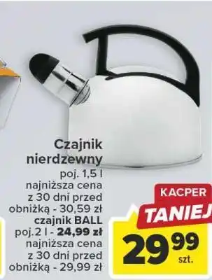 Carrefour Czajnik kacper 1.5 l oferta