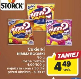 Carrefour Cukierki owocowe nimm2 boomki oferta