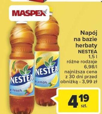 Carrefour Herbata mrożona peach nestea oferta