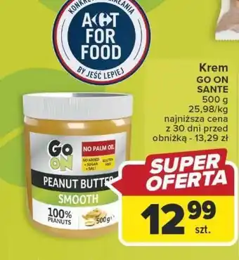 Carrefour Masło orzechowe smooth go on! oferta